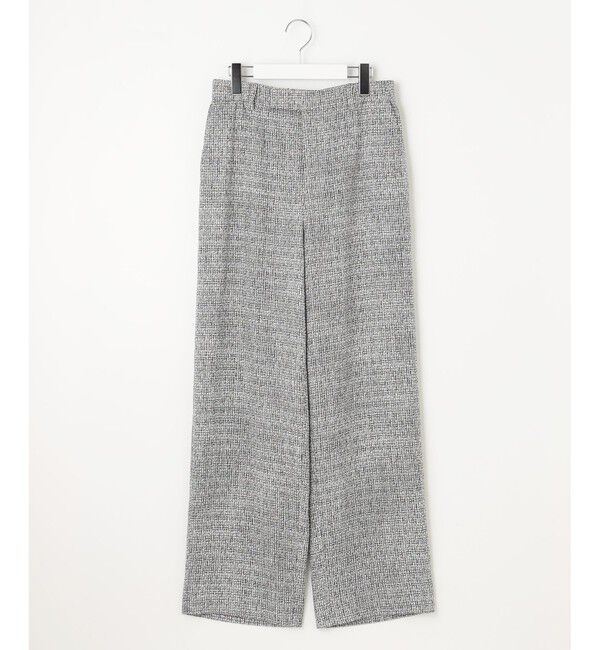 自由区「【セットアップ対応・洗える】ライトミックスツイードワイドストレート パンツ」|その他|