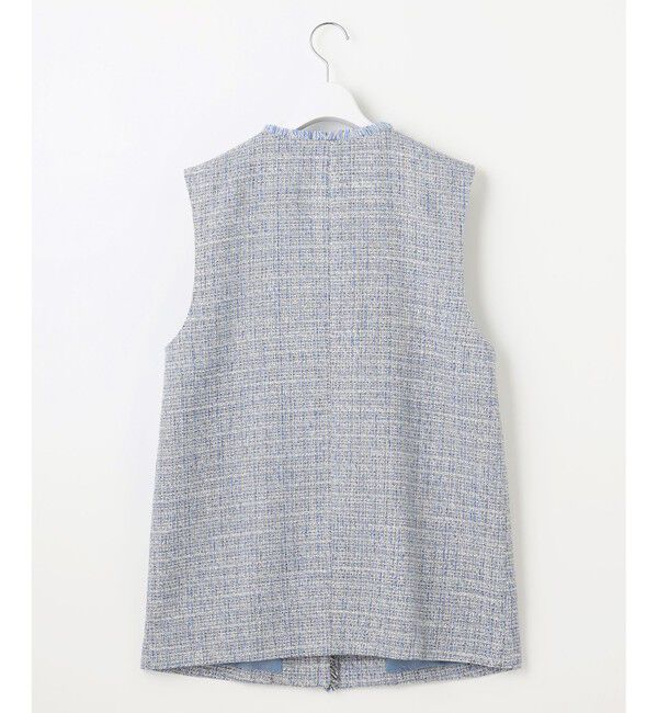 自由区「【カタログ掲載・セットアップ対応】ライトミックスツイード ジレ」|ベスト・ジレ|