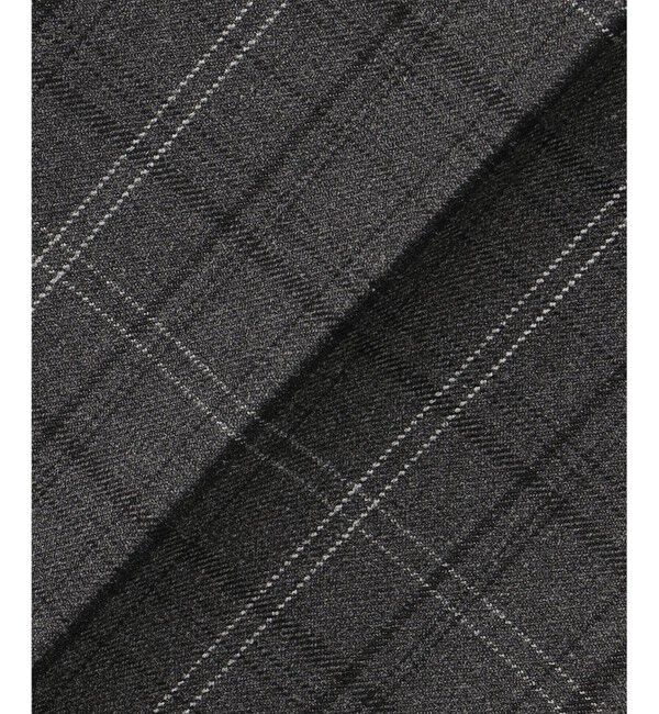 自由区「TRギャバ裏起毛チェック柄ワイド パンツ」|その他|