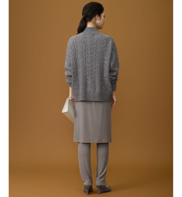 自由区「【SHIHOさん着用】ラメフォックスケーブル ニット」|ニット・セーター|