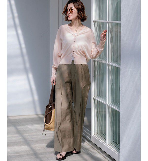 23区「【見上愛さん着用/洗える】ベアトップ パッド付き キャミソール」|キャミソール|