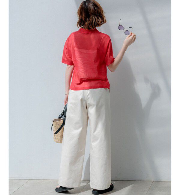 23区「【見上愛さん着用/洗える】ベアトップ パッド付き キャミソール」|キャミソール|