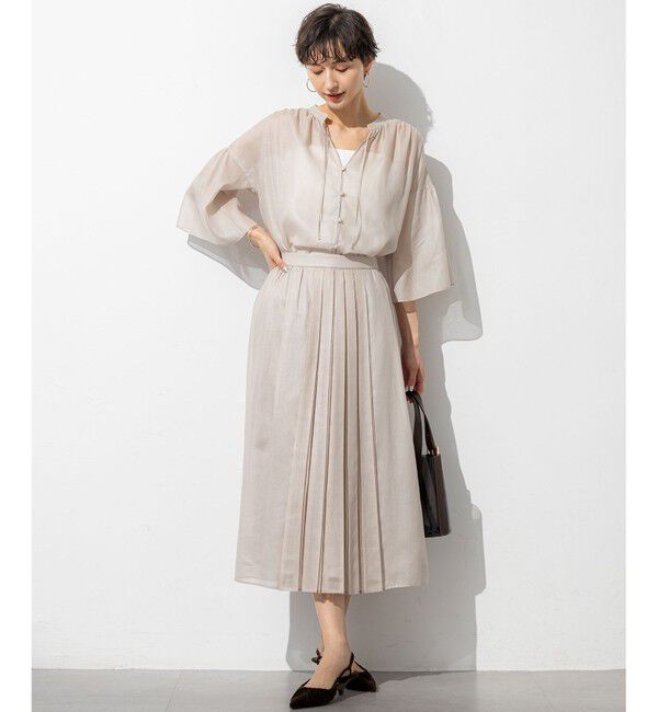 23区「【見上愛さん着用/洗える】ベアトップ パッド付き キャミソール」|キャミソール|