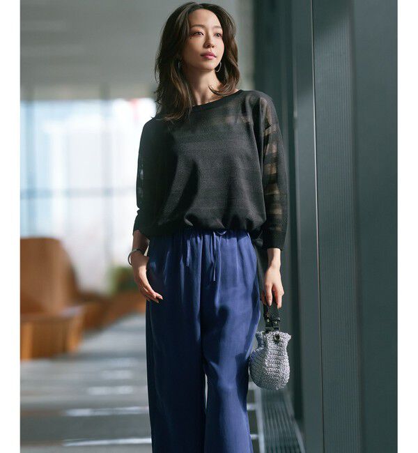 23区「【見上愛さん着用/洗える】ベアトップ パッド付き キャミソール」|キャミソール|