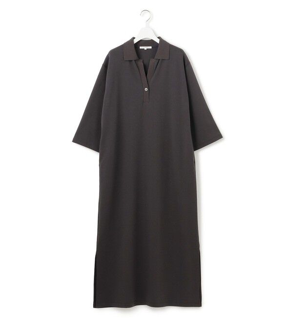 23区「【SLOW/一部店舗限定】ライトダンボール スキッパー ワンピース」|ワンピース|