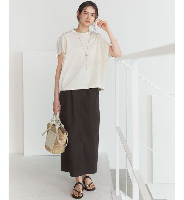 23区「【SLOW/一部店舗限定】ライトダンボール ドロストデザイン カットソー」|Tシャツ・カットソー|