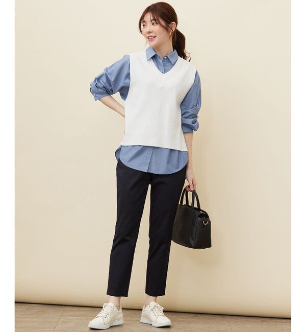 any SiS「【前後着用可】2WAYニット ベスト」|ベスト・ジレ|