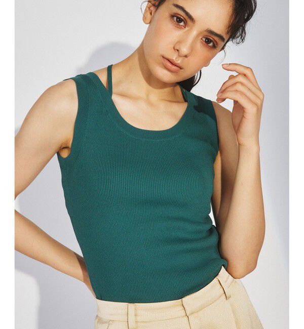 Diagram「リブタンクニットトップ」|タンクトップ|