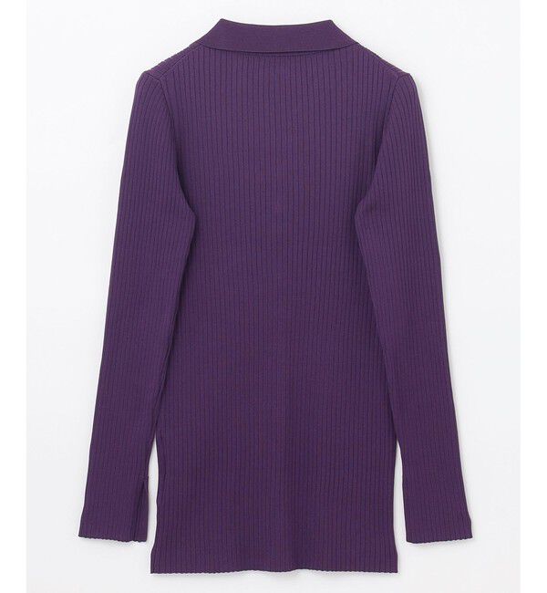 Grace Class「リブポロニットカーディガン」|カーディガン|