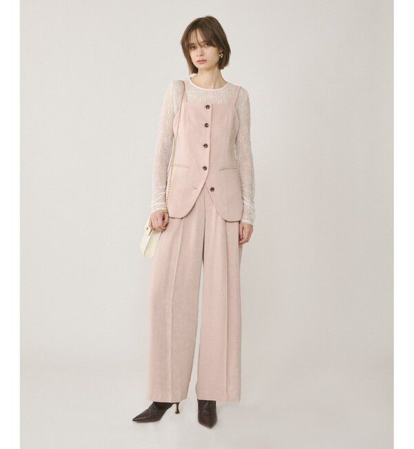 GRACE CONTINENTAL「クラッシュサテンキャミトップ」|キャミソール|