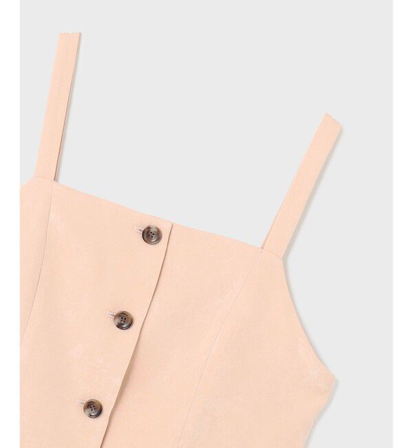 GRACE CONTINENTAL「クラッシュサテンキャミトップ」|キャミソール|