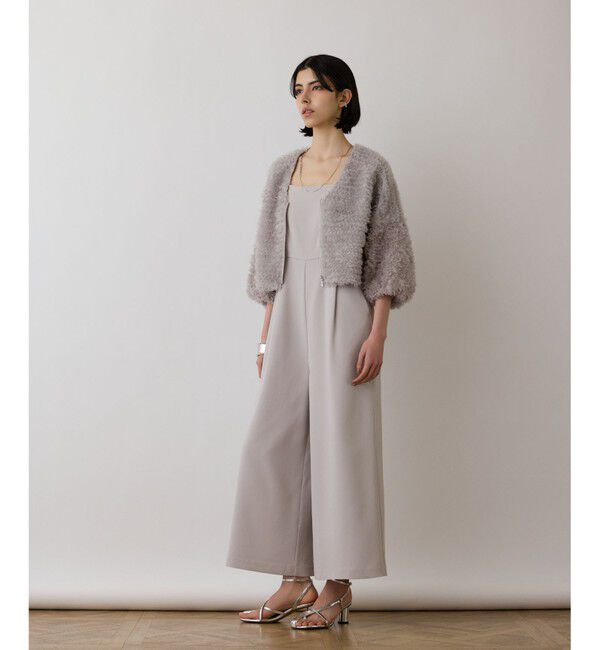 GRACE CONTINENTAL「フラワーチュール刺繍ブルゾン」|ブルゾン・スタジャン|