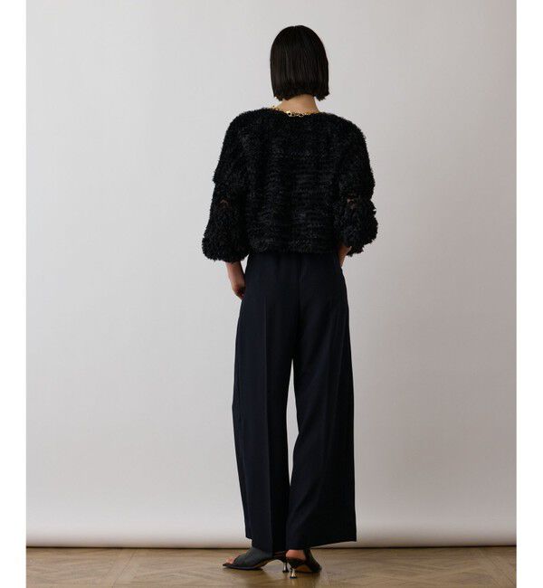 GRACE CONTINENTAL「フラワーチュール刺繍ブルゾン」|ブルゾン・スタジャン|