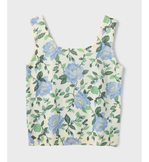 Diagram「ローズプリントニットトップ」|タンクトップ|