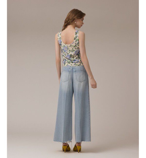 Diagram「ローズプリントニットトップ」|タンクトップ|