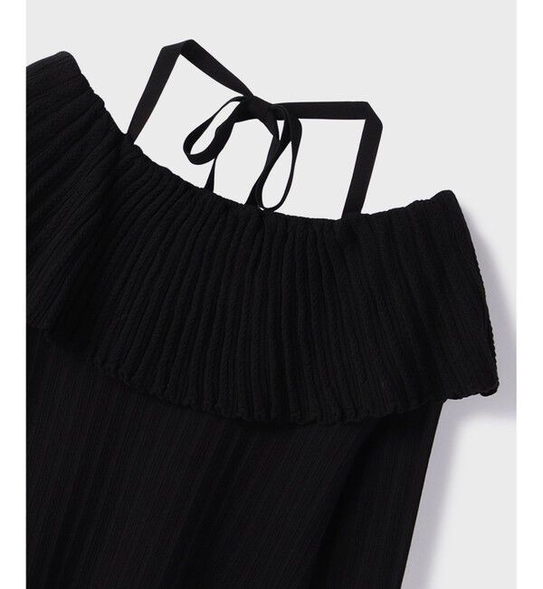 GRACE CONTINENTAL「アイレットフレアニットトップ」|ニット・セーター|