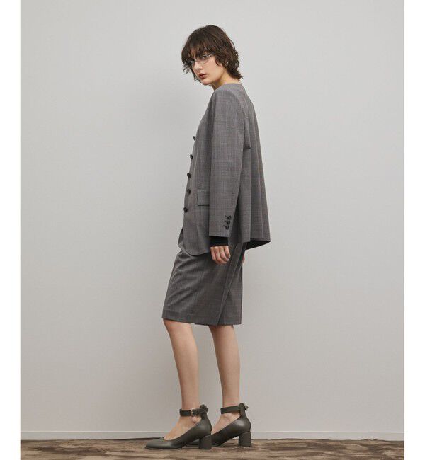 Diagram「デザインフロントジャケット」|ノーカラージャケット|