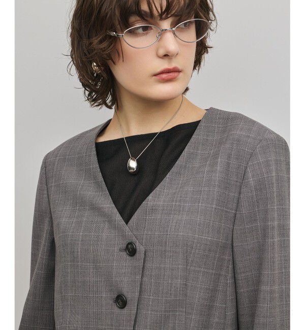 Diagram「デザインフロントジャケット」|ノーカラージャケット|