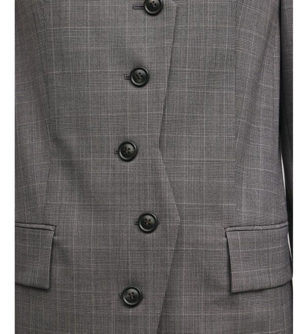 Diagram「デザインフロントジャケット」|ノーカラージャケット|