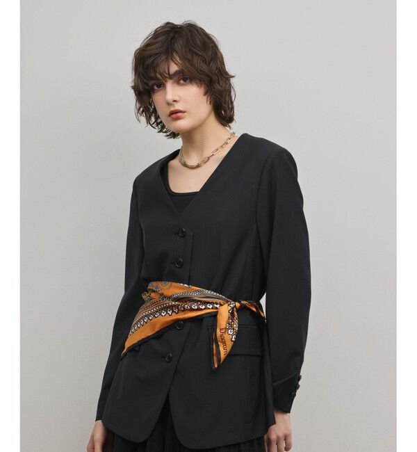 Diagram「デザインフロントジャケット」|ノーカラージャケット|