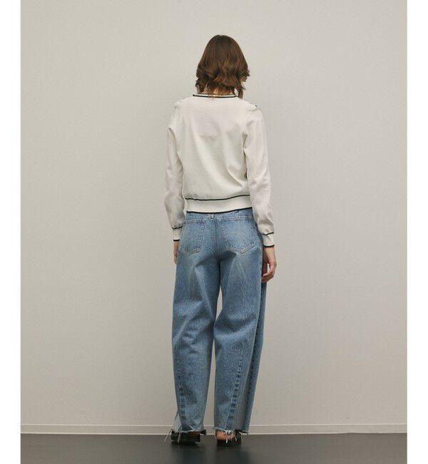 GRACE CONTINENTAL「フラワープリントニットカーディガン」|カーディガン|