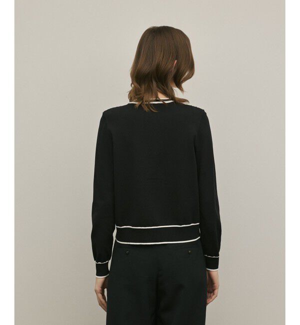 GRACE CONTINENTAL「フラワープリントニットカーディガン」|カーディガン|