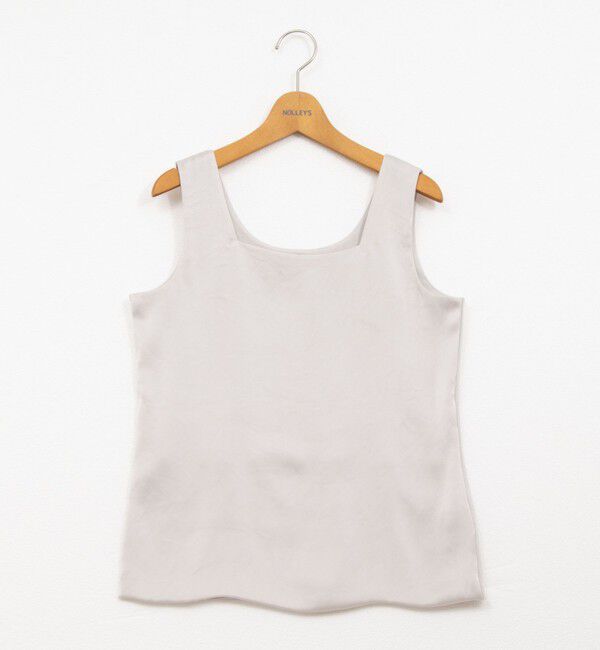 NOLLEY'S「《手洗い可能》サテン&times;ベア天2WAYタンクトップ」|タンクトップ|
