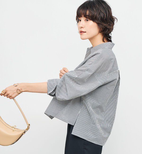 NOLLEY'S「エアリーショートシャツ」|シャツ・ブラウス|