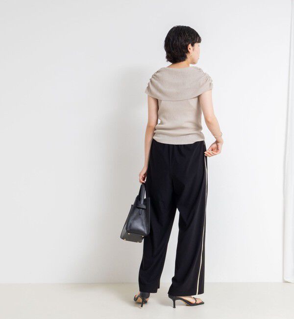 NOLLEY'S sophi「ウォッシャブルサイドライントリコットパンツ」|その他|