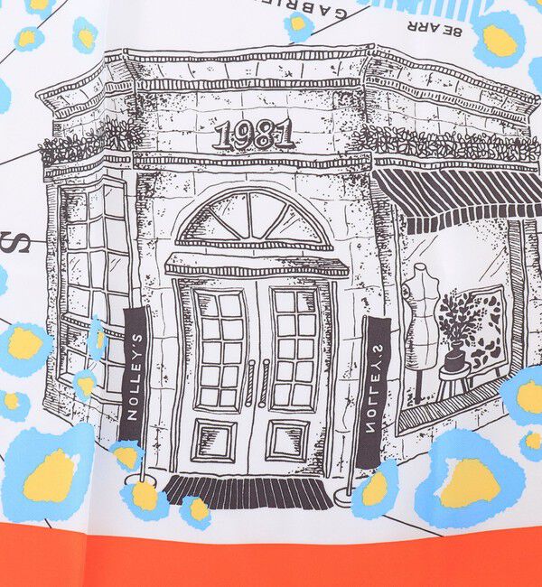 NOLLEY'S「シルクプリントスカーフ66」|ストール|