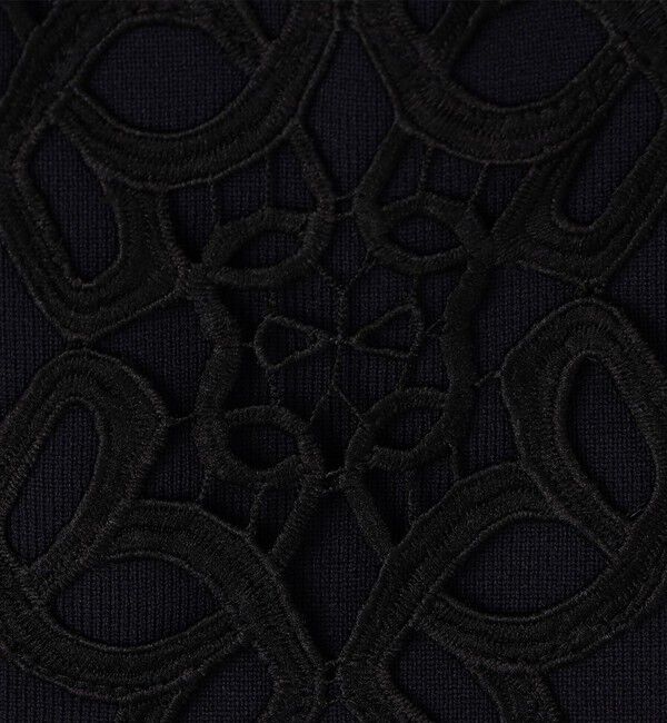 NOLLEY'S「レース付きペプラムベスト」|ベスト・ジレ|