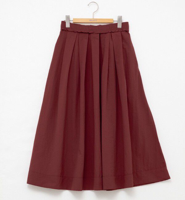 NOLLEY'S「ウォッシャブルバルキータフタタックスカート」|フレア|