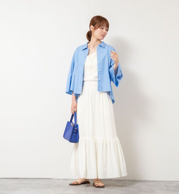 NOLLEY'S「《セットアップ対応》袖フレアボリュームシャツ」|シャツ・ブラウス|