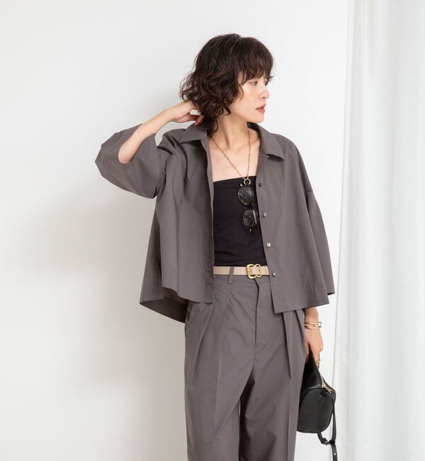 NOLLEY'S「《セットアップ対応》袖フレアボリュームシャツ」|シャツ・ブラウス|