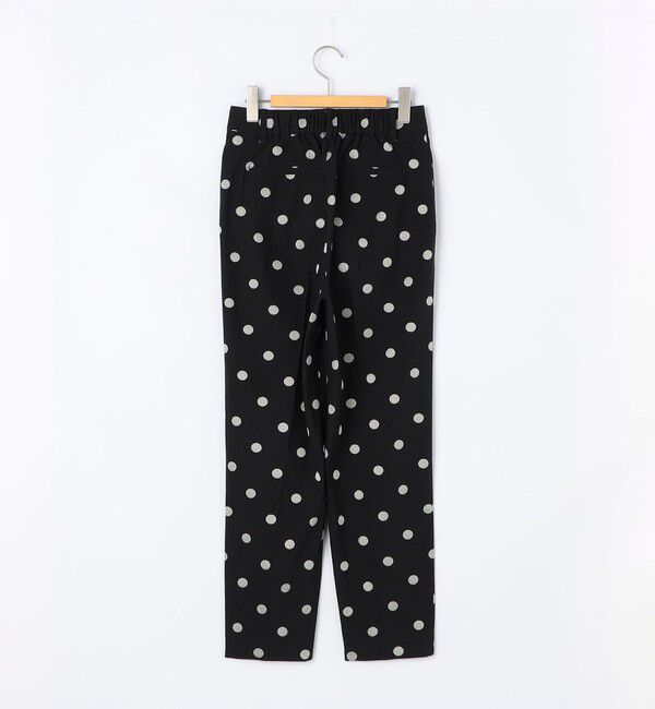 NOLLEY'S「ウォッシャブルストレッチドットジャガードテーパードパンツ」|その他|