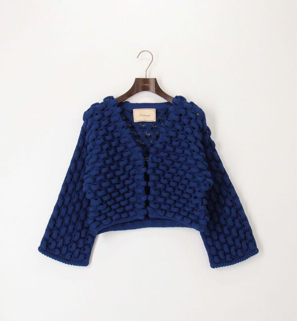 Laraaji「《手洗い可能》3D柄ボレロカーディガン」|カーディガン|