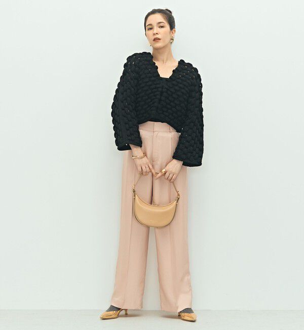 Laraaji「《手洗い可能》3D柄ボレロカーディガン」|カーディガン|