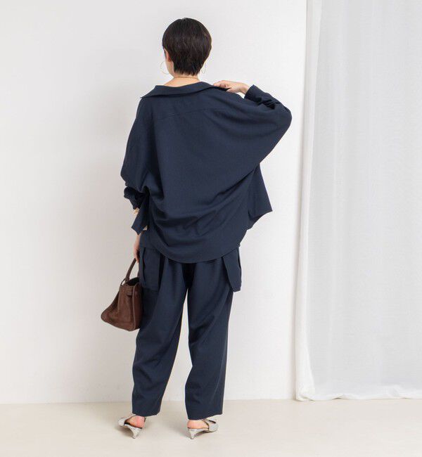 Rie Miller「《セットアップ対応》ウォッシャブルソフトカーゴパンツ」|カーゴ|