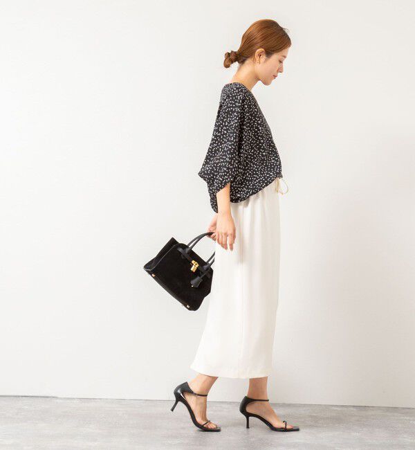 NOLLEY'S「ウォッシャブルバックサテンコクーンブラウス」|シャツ・ブラウス|