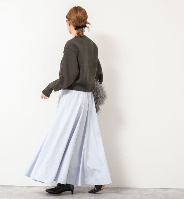 NOLLEY'S「《手洗い可能》スウェット風ニットプルオーバー」|ニット・セーター|