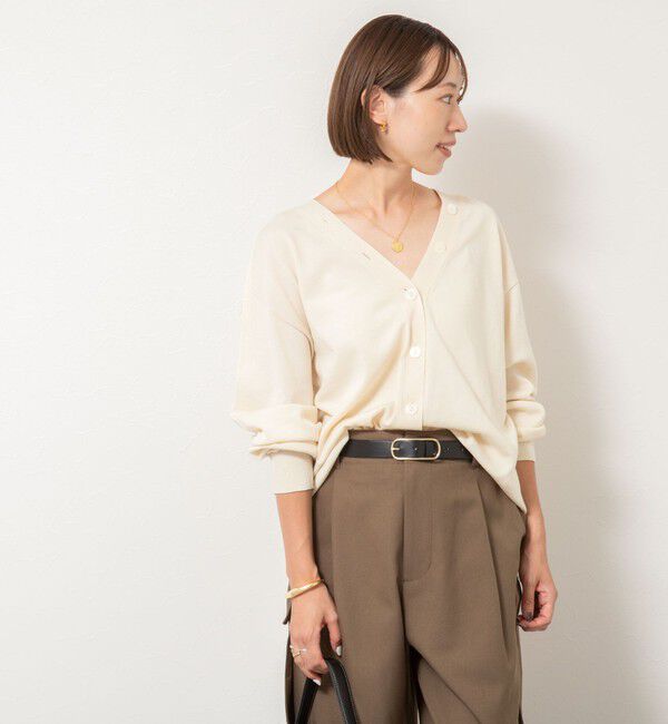 NOLLEY'S「《手洗い可能》《アンサンブル対応》バウンドウール3WAYカーディガン」|カーディガン|