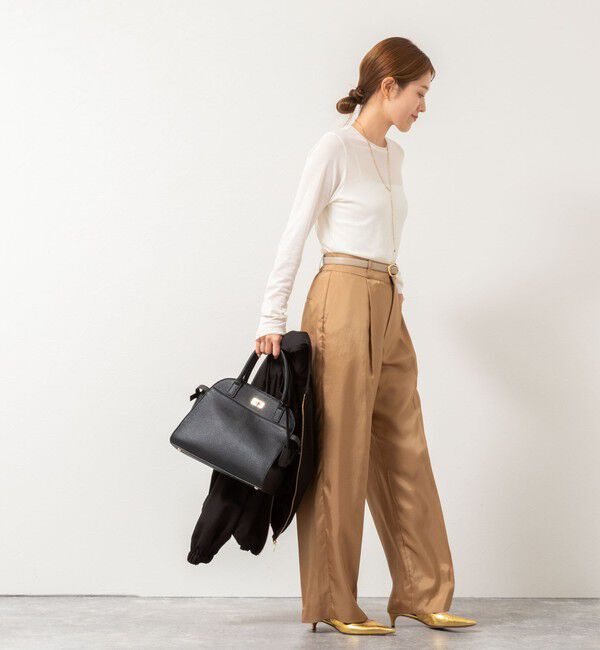 NOLLEY'S「ウォッシャブルシアーフライスロンT」|Tシャツ・カットソー|