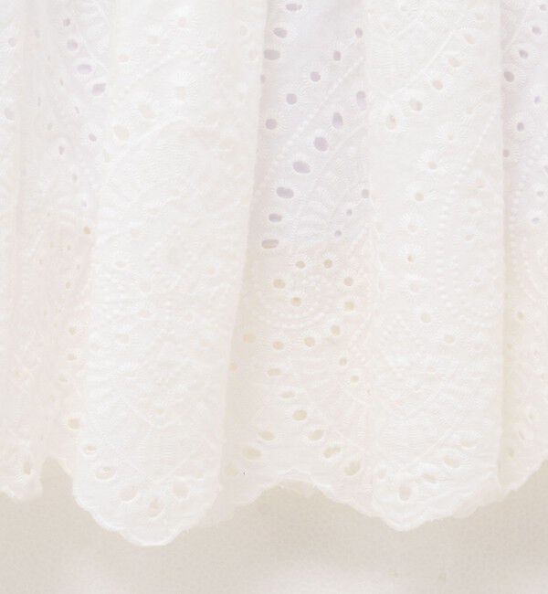 MAQWEL「【MAQWEL/マクウェル】《セットアップ対応》ウォッシャブルエンブロイダリーレーススカート」|スカート|