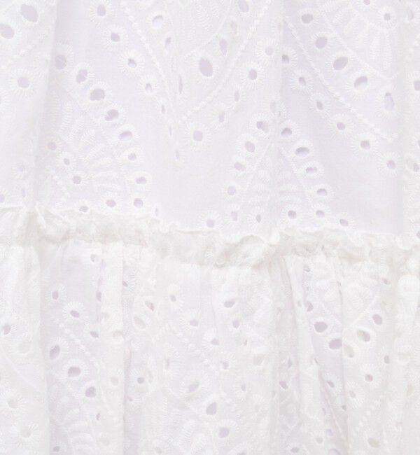 MAQWEL「【MAQWEL/マクウェル】《セットアップ対応》ウォッシャブルエンブロイダリーレーススカート」|スカート|