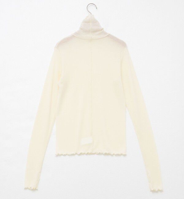 NOLLEY'S「MY STANDARD ウォッシャブルリブタートルネック」|Tシャツ・カットソー|