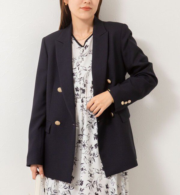 NOLLEY'S sophi「ウォッシャブルシャークダブルジャケット」|テーラードジャケット|