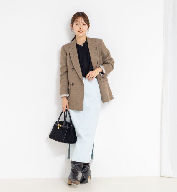 NOLLEY'S sophi「ウォッシャブルシャークダブルジャケット」|テーラードジャケット|