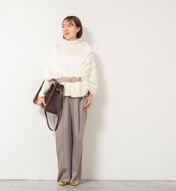 NOLLEY'S「【一部WEB限定色アイテム】ウォッシャブルウエストゴムセミワイドパンツ」|その他|