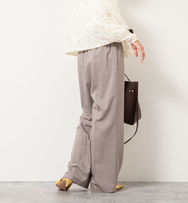 NOLLEY'S「【一部WEB限定色アイテム】ウォッシャブルウエストゴムセミワイドパンツ」|その他|