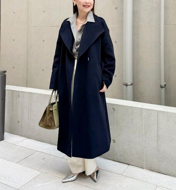 NOLLEY'S sophi「【一部WEB限定色】アンゴラビーバーベルテッドロングコート」|その他|